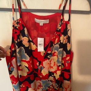 XL Floral Tank from the LOFT